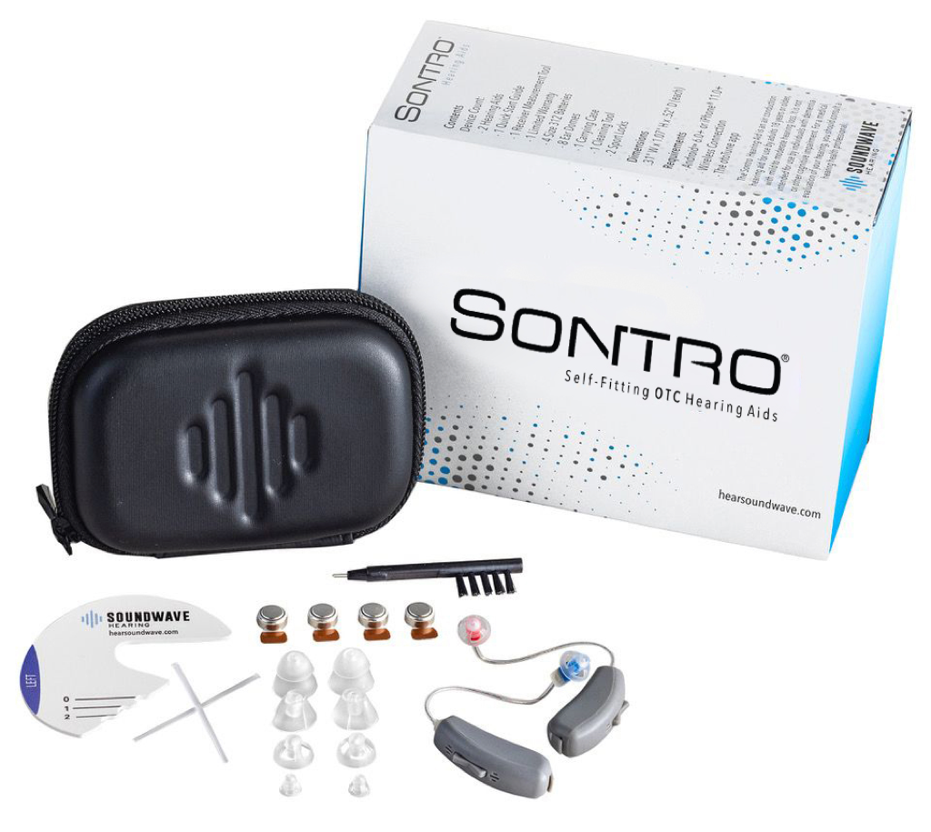 What sin the box? Sontro Self-Fitting OTC Hearing Aids