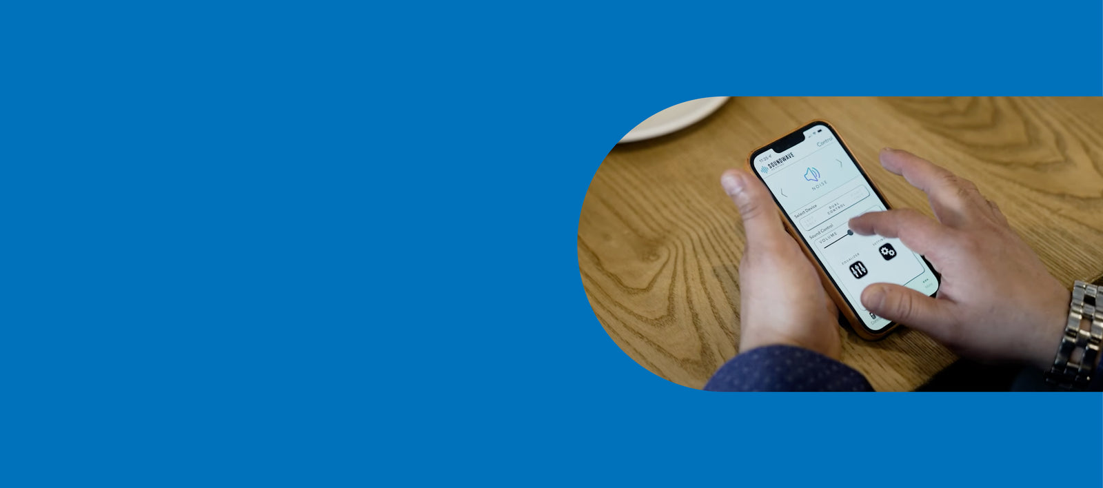 otoTune app - adjusting settings screen
