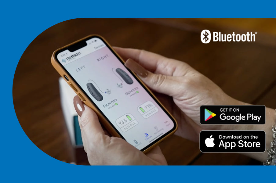 otoTune app - Sontro Hearing Aid battery life on screen