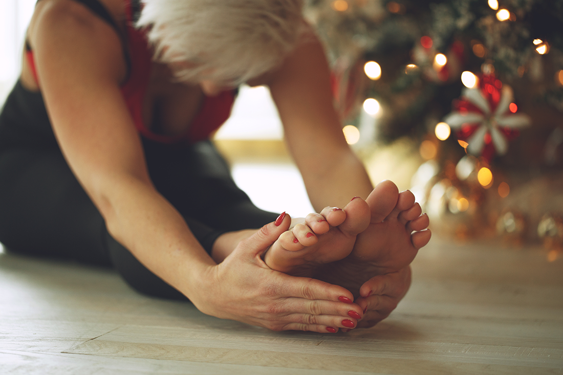 yoga at Christmas